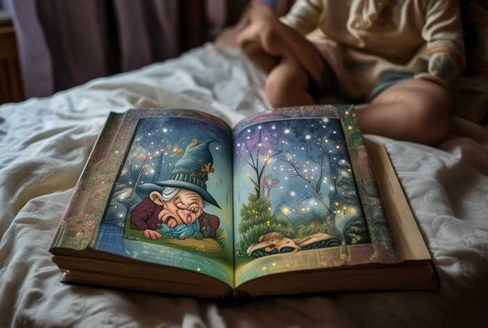 儿童睡前故事老巫婆的故事 - 关于老巫婆的睡前故事