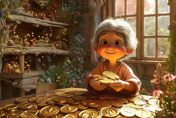 儿童故事金币祖母，金币祖母的故事