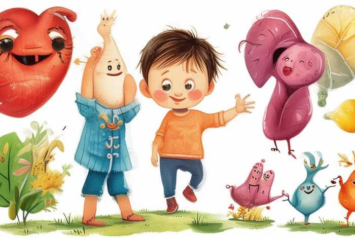 儿童故事认识身体；关于认识身体的幼儿故事