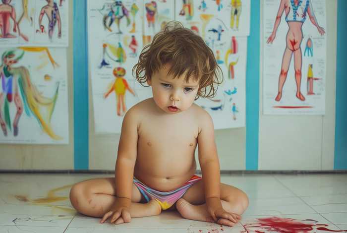 儿童便血图片（儿童便血图片大全）