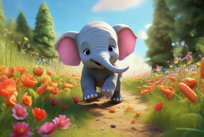 儿童故事小象的萝卜地（小象的萝卜地幼儿故事在线听）