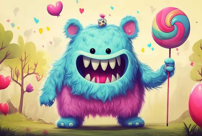 儿童故事里有趣的怪物、幼儿怪物故事