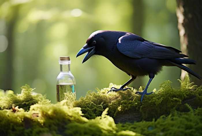 儿童故事乌鸦喝水，少儿故事乌鸦喝水