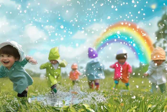 《雨》儿童故事；关于雨的幼儿故事