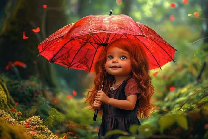 儿童故事书红雨伞全文、红雨伞绘本故事