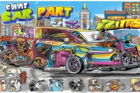 cars绘本讲解、car parts绘本