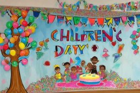 61儿童电子板报背景图片 - 61儿童节板报图片