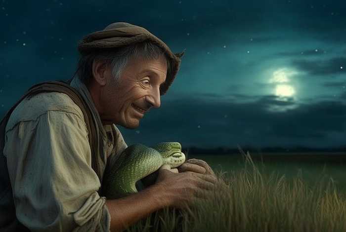 儿童童话睡前故事农夫与蛇的故事，农夫与蛇 睡前故事