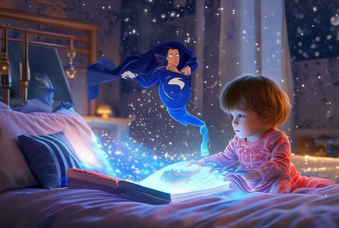 儿童故事睡前超人；超人故事睡前故事