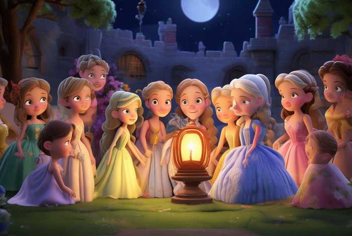 儿童睡前故事中文童话十个小公主（少儿故事大全 睡前听十二位公主）