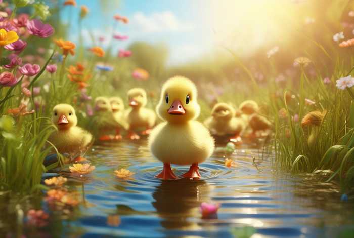 儿童故事小小鸭，幼儿故事小鸭的故事视频