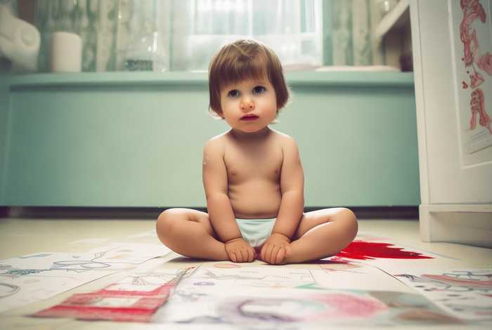 儿童便血图片（儿童便血图片大全）