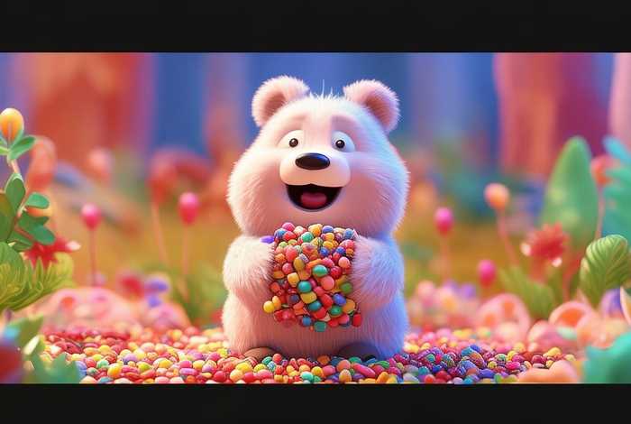 儿童故事讲述小熊买的糖果（小熊买糖果讲故事视频）