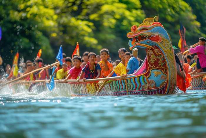 儿童故事龙舟少年主要内容；关于龙舟节的故事