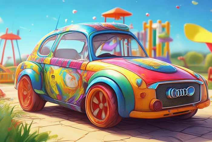 儿童奥迪的故事、儿童奥迪的图片