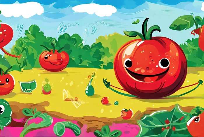 儿童番茄绘本故事 番茄儿童画
