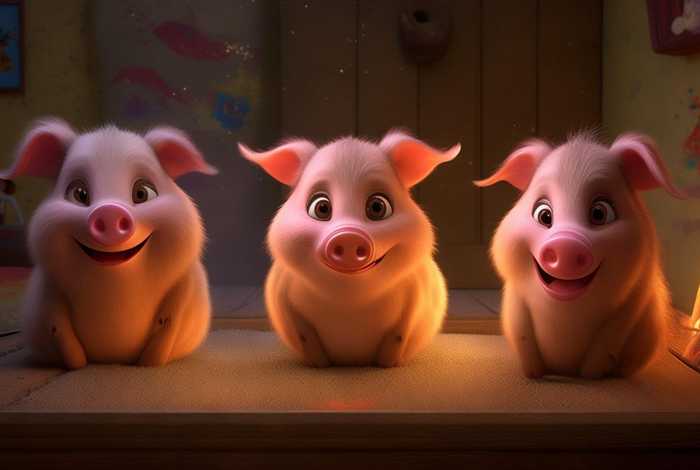 儿童睡前童话故事三只小猪音频；三只小猪的故事 睡前故事音频