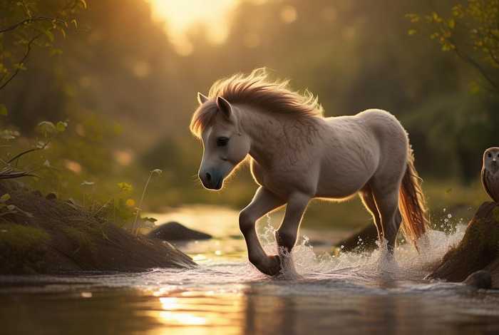 儿童睡前故事小马过河故事；小马过河的睡前故事