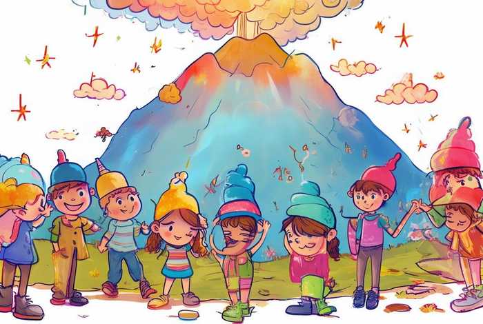 儿童火山故事在线，火山幼儿故事