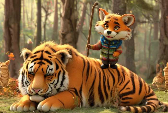 儿童故事狐假虎威，狐假虎威幼儿故事内容