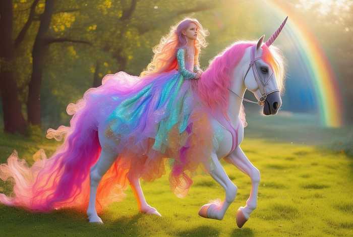 儿童童话故事大全彩虹公主（播放儿童彩虹公主图片）