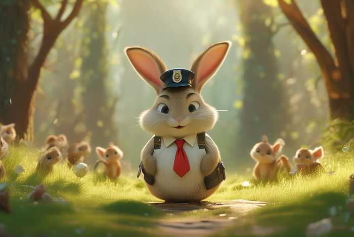 儿童故事兔子警长；兔子警长故事免费