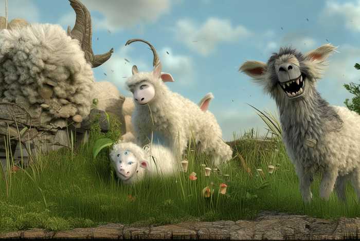 儿童故事三只小羊的故事、三只小羊的故事在线听故事