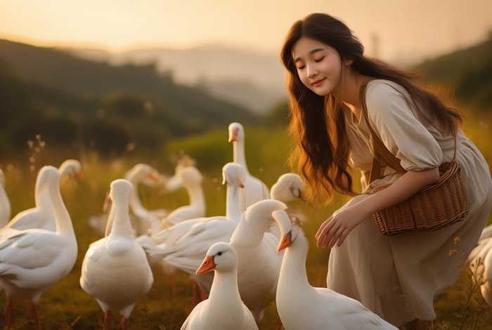 儿童睡前故事书之放鹅姑娘；放鹅姑娘的故事中文版