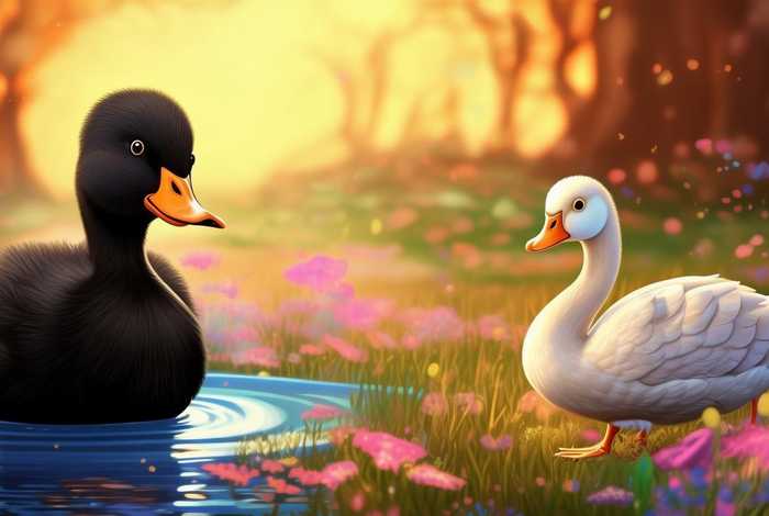 儿童睡前故事丑小鸭上下集连播，幼儿睡前故事丑小鸭上下集