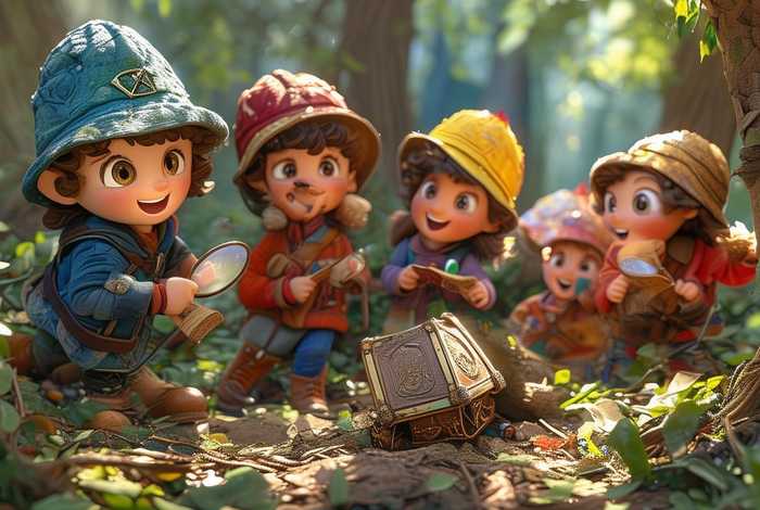 儿童故事《寻宝藏》，幼儿寻宝历险的故事