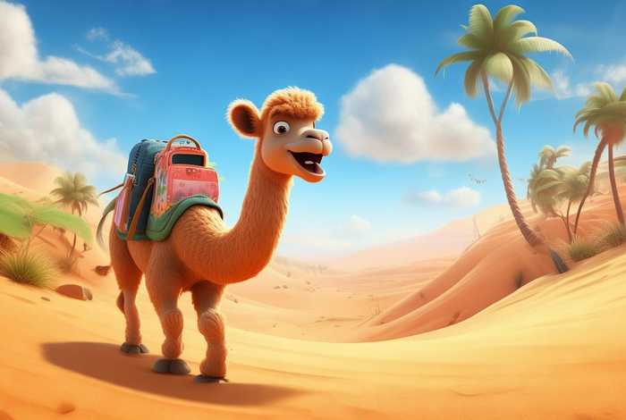 儿童故事《沙漠骆驼》、沙漠骆驼儿童版