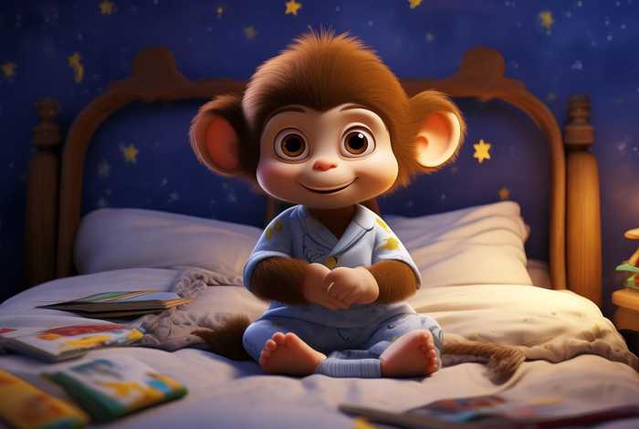 儿童故事睡前故事36岁小猴子 - 幼儿睡前故事小猴子