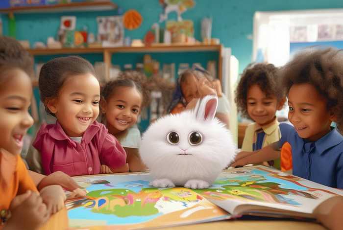 儿童故事兔子的尾巴中班教案 - 绘本故事兔子的尾巴中班教案