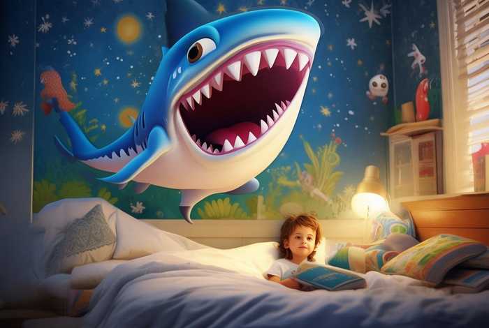 儿童睡前故事有声绘本鲨鱼（鲨鱼宝宝睡前小故事大全）