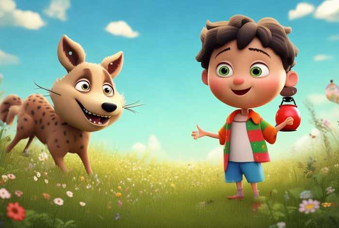 儿童故事狼来了卡通图片（幼儿故事狼来了图片）