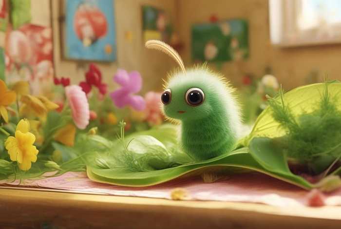 儿童睡前故事毛毛虫的故事、有关毛毛虫的睡前故事