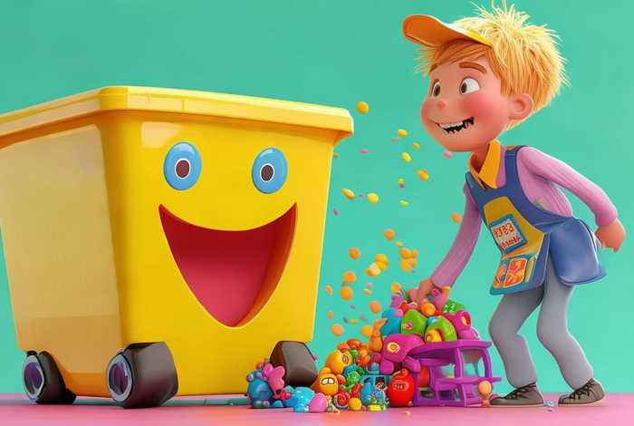 倒垃圾儿童搞笑版，倒垃圾儿童搞笑版动画片