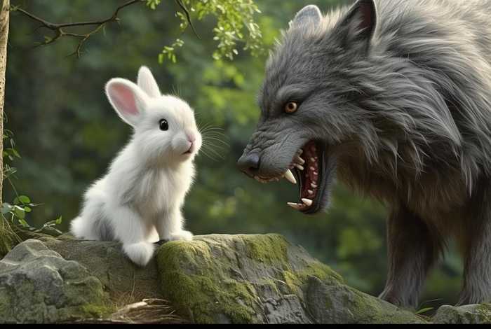 儿童故事大灰狼和小白兔的故事 - 少儿故事大灰狼和小白兔