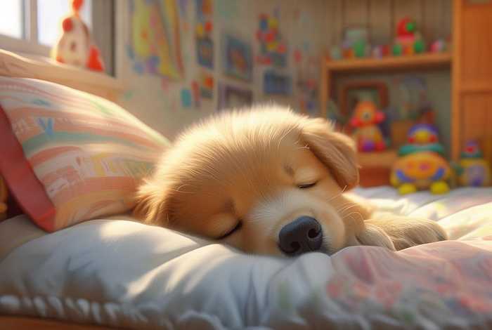 儿童故事小狗睡觉，小狗睡觉的故事