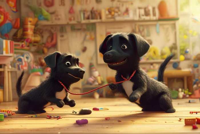 儿童故事大黑和大黄（幼儿故事大黑和小黑）