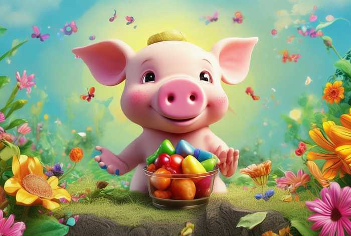 儿童故事不吃药的小猪、幼儿故事小猪不怕吃药啦