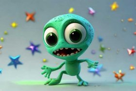 儿童外星人图片（儿童外星人图片卡通）