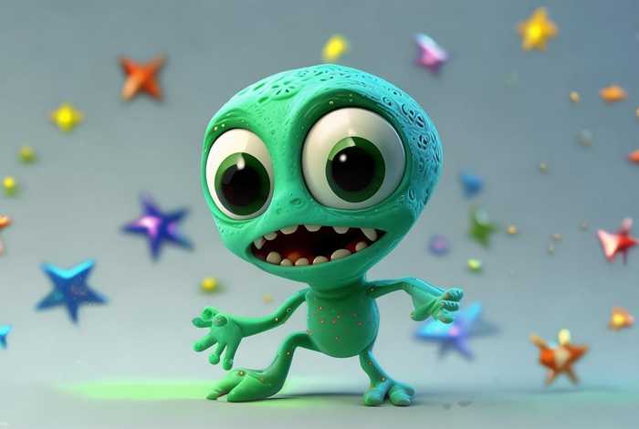 儿童外星人图片（儿童外星人图片卡通）