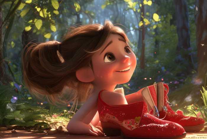 儿童英文故事红鞋子 英语故事红鞋子