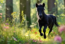 儿童小黑马的故事、小黑马的幼儿故事