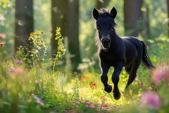 儿童小黑马的故事、小黑马的幼儿故事 儿童小黑马的故事、小黑马的幼儿故事