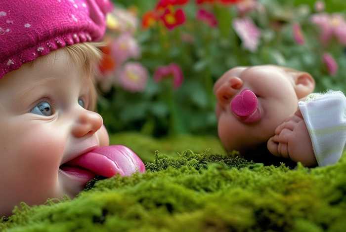 儿童花瓣舌,婴儿舌头花瓣状 儿童花瓣舌,婴儿舌头花瓣状