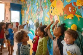 儿童心理关爱主题绘画，儿童心理关爱主题绘画作品