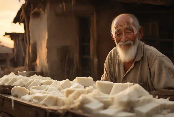 儿童故事卖豆腐；卖豆腐的老人的故事
