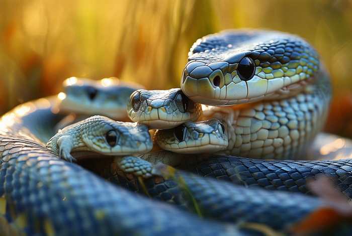 儿童故事蛇和妈妈的故事（蛇妈妈和蛇宝宝的故事）